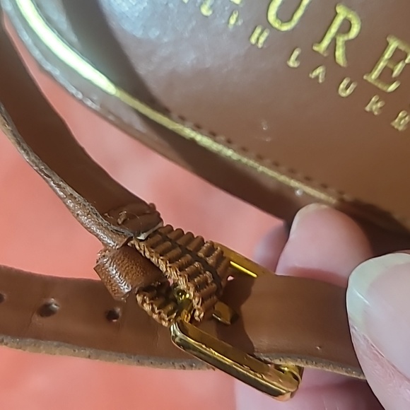 LAUREN RALPH LAUREN BLOCK HEEL SHOES - Picture 6 of 10